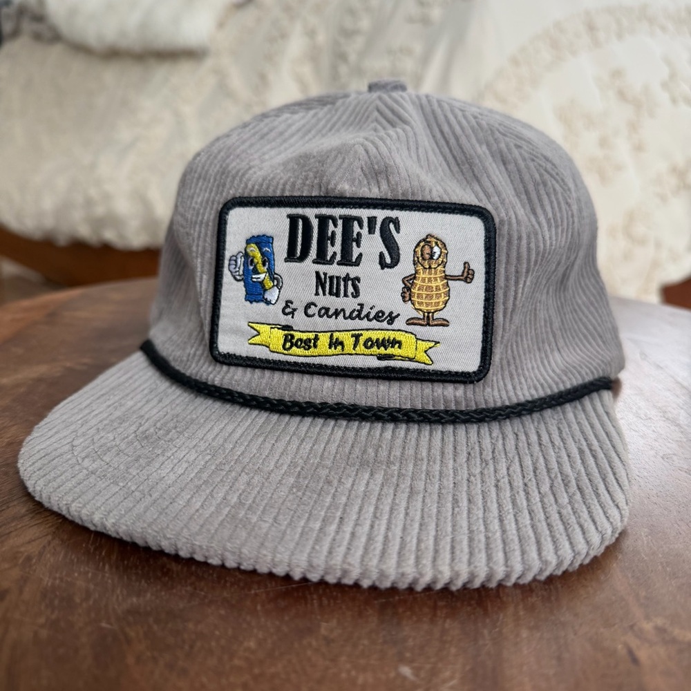 Snag ‘Dee’s Nuts’ Gray Corduroy Cap